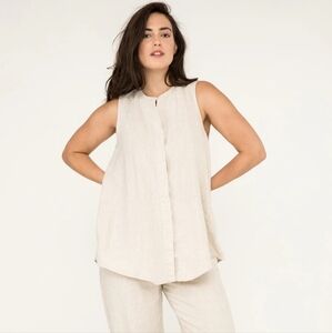 Elizabeth Suzann Sleeveless Kara Snap Top